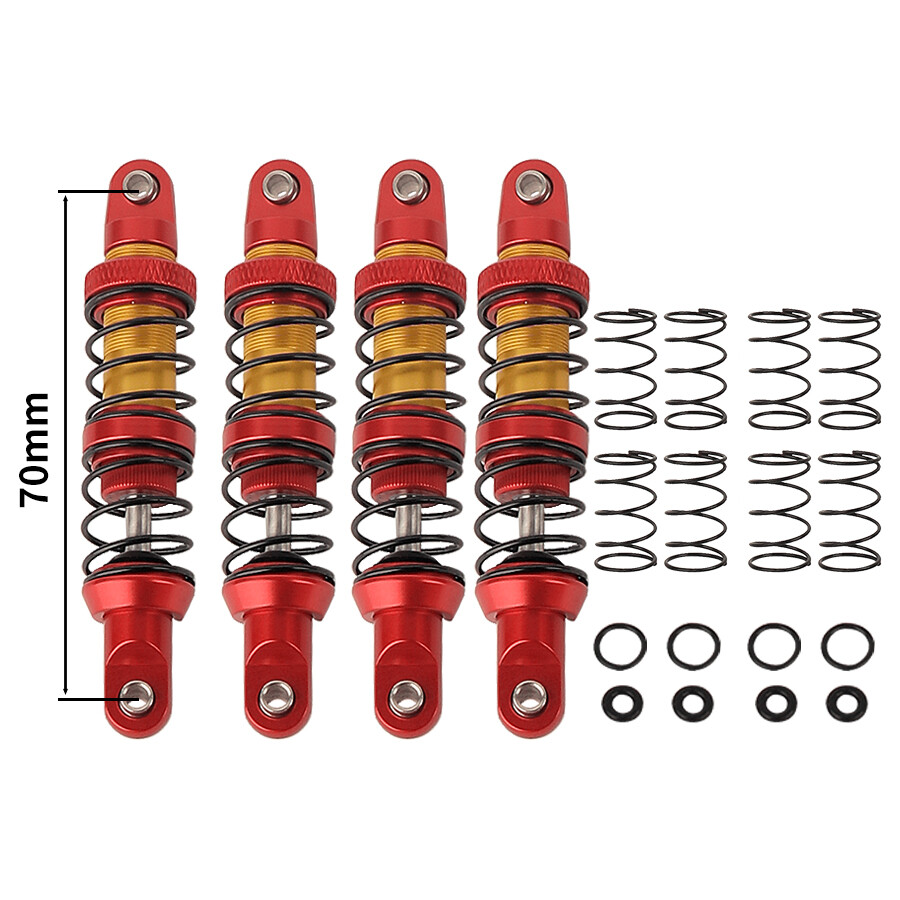 Metal Shock Absorber Oil Damper for 1/10 Axial AXI03007 RBX10 TRX4 SCX10 DIY RC