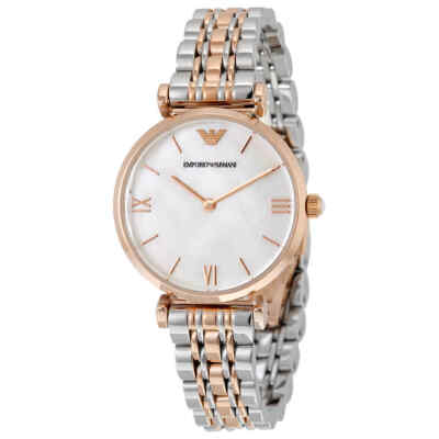Женские часы Emporio Armani с классическим циферблатом MOP AR1683