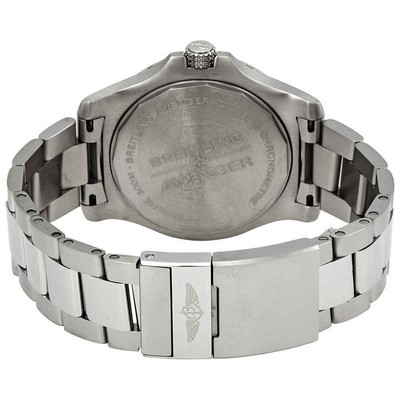 Pre-owned Breitling Avenger Gmt 45 Automatic Blue Dial Men's Watch A32395101c1a1