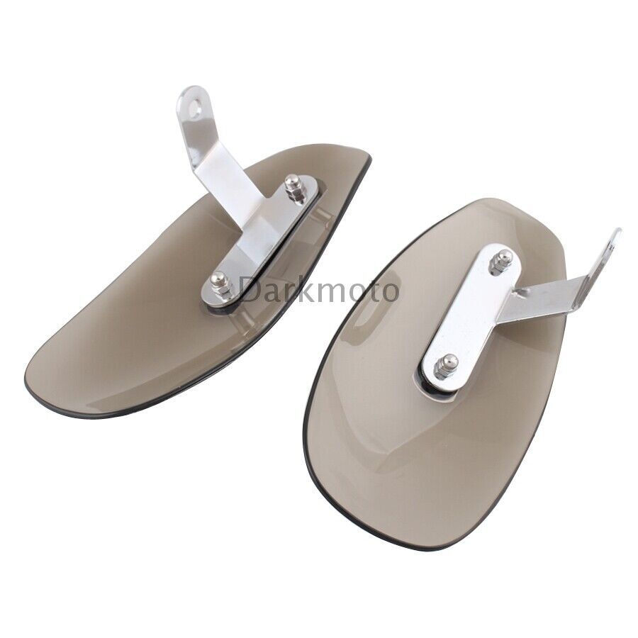 Universal Smoke Motorcycle Handle Bar Hand Guard Protector Wind Deflector Shield