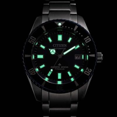 Pre-owned Citizen Promaster Marine Nb6026-56l Watch 35th Anniversary Limited Mechanical