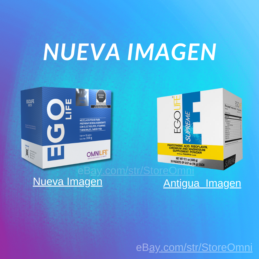 OML Ego Life Supreme Omnilife | Hidratacion |Supplement Drink *Free Shipping*