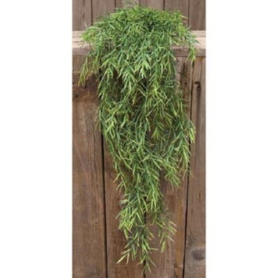 New Farmhouse DILL HERBS Hanging Tear Drop Vine Stem Bush GREEN 32''x8'' Wispy