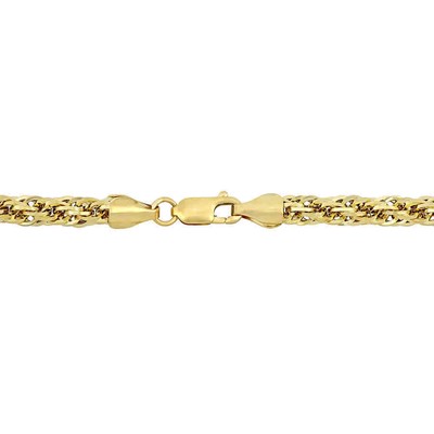 Pre-owned Amour 5mm Infinity Rope Chain Bracelet In 14k Yellow Gold, 7.5 In