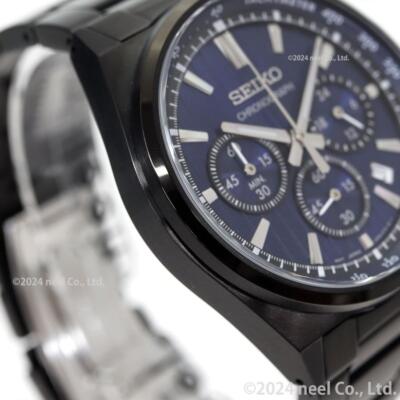 SEIKO SEIKO SELECTION SBTR035 MEN WATCHBLUE DIAL CHRONOGRAPH STAINLESS STEEL QUARTZ