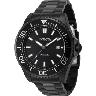 Мужские часы Invicta Pro Diver с автоматическим черным циферблатом 46646