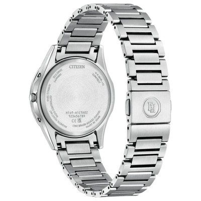 Pre-owned Citizen Exceed Men's Eco Drive Radio Clock Direct Flight Watch Cb1110-61l