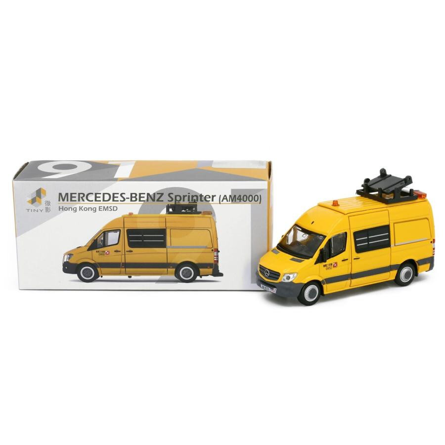 一番の贈り物 Tiny City AM4000 Sprinter Mercedes-Benz Die-Cast- No.91 ミニカー