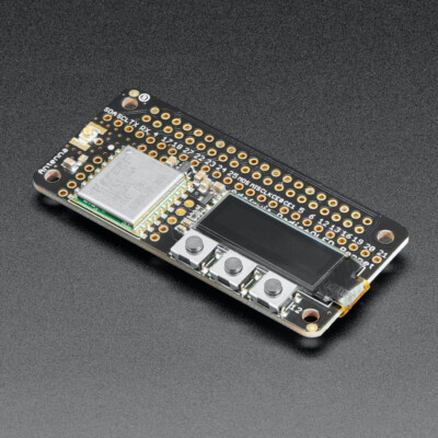 Adafruit LoRa Radio Bonnet mit OLED, RFM95W 868/915MHz, RadioFruit, Python, 4074