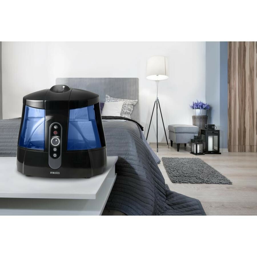 HoMedics Humidifier Warm & Cool Mist Ultrasonic Anti-Microbial Whisper Quiet