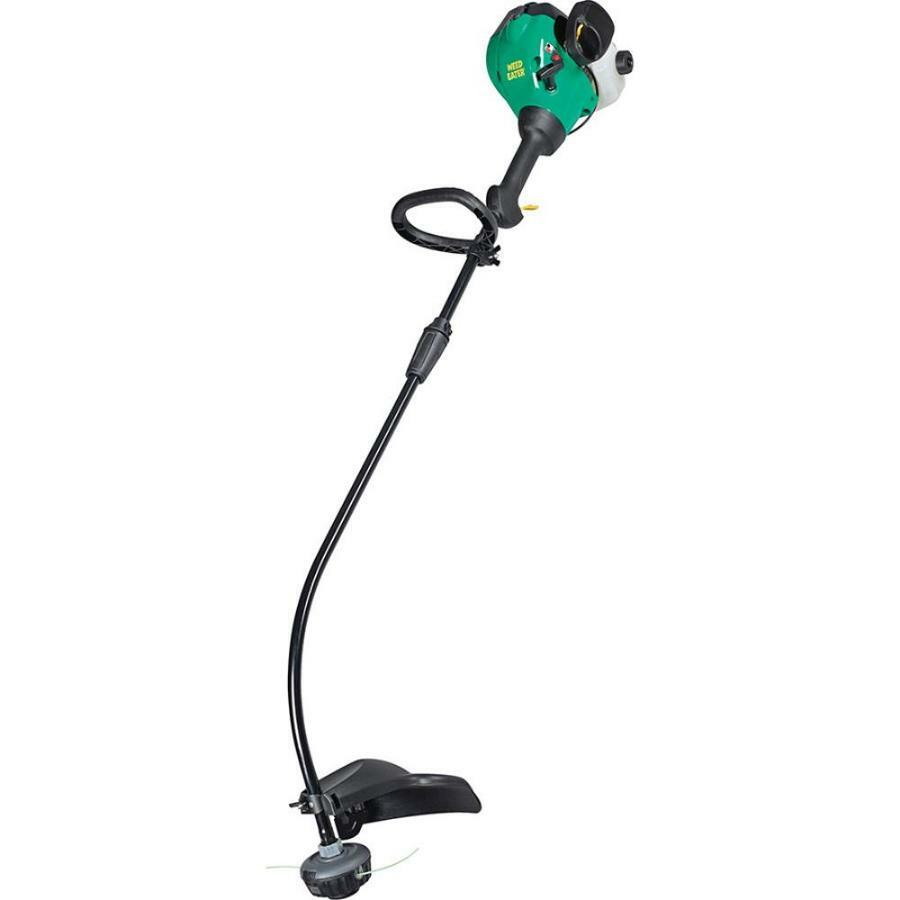 Gas Weed Eater Dual-String Whipper Curved Shaft String Trimmer 25cc Easy Start