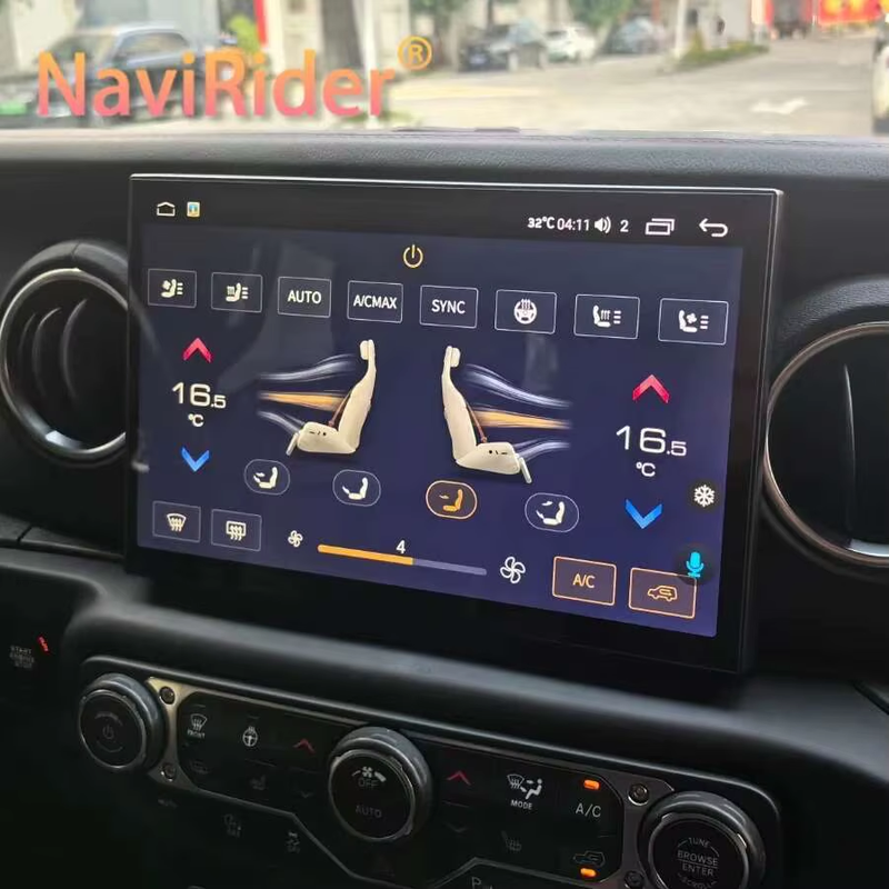 11.8inch For Jeep Wrangler 2018-2022 Android Car Radio Multimedia Video Player S