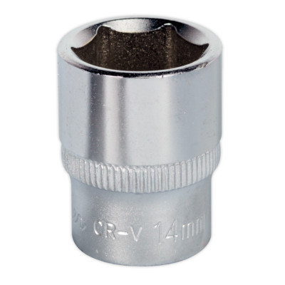 Sealey S1414 WallDrive Socket 14mm 1/4''Sq Drive