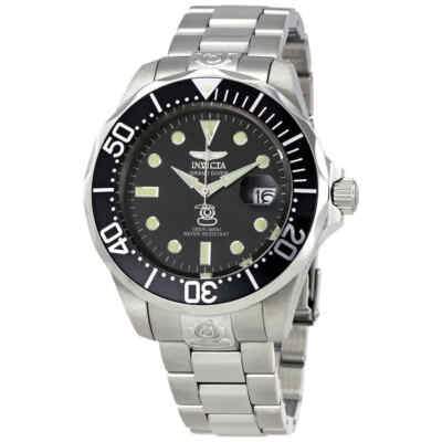 Invicta Pro Diver Grand Diver Automatic Black Dial Men's Watch 3044