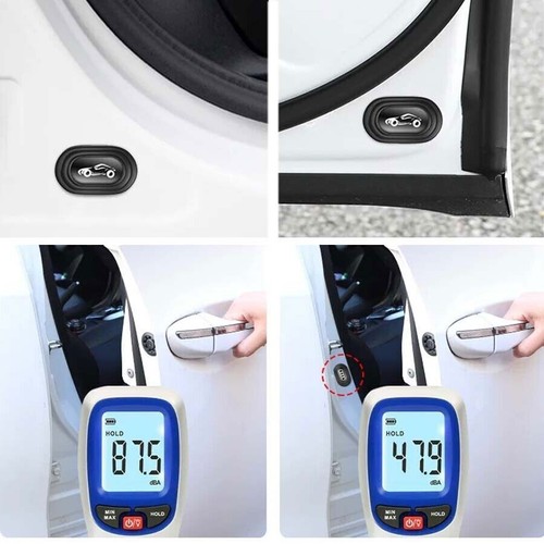 10Pcs Truck Car Door Anti-Shock Silicone Pad Shock-Absorbing Gasket Accessories