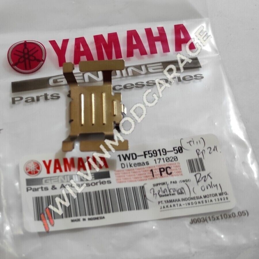 Genuine Parts Yamaha YZF R3/MT 03 2015-2023 Rear Brake Support Pad 1WD-F5919-50
