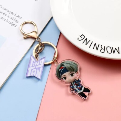 BTS TINYTAN Acrylic Keychain (Mic Drop)