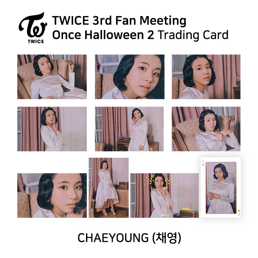 ONCE HALLOWEEN トレカ セット TWICE TWICE 3rd FANMEETING ONCE HALLOWEEN 2 Trading Card Photocard