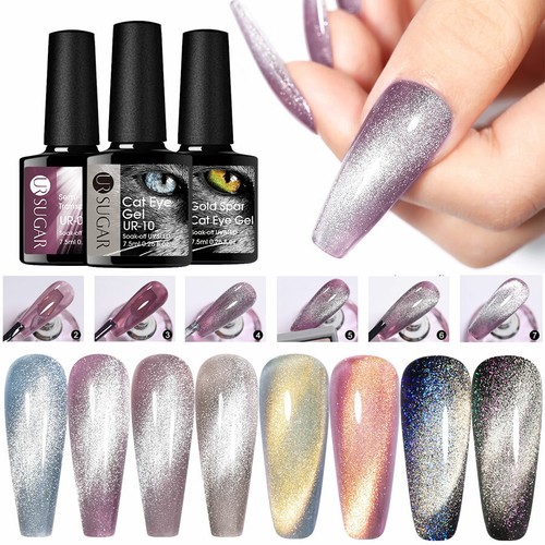 UR SUGAR Magnetische UV Gel Nagellack Silber Linien Winter Nail Art Dekoration