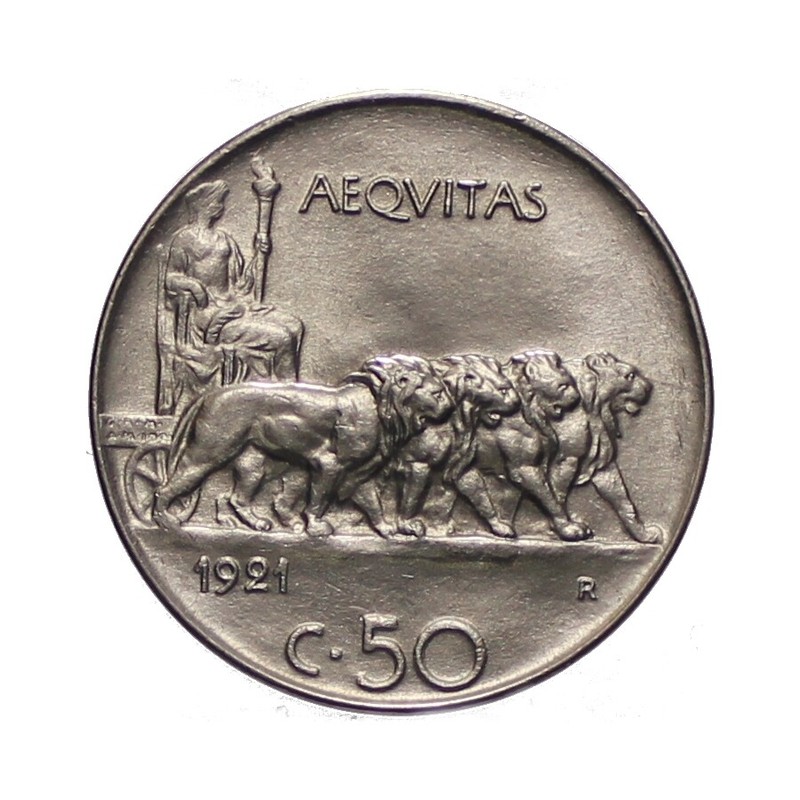 50 Centesimi Leoni Bordo Liscio E Rigato 20-21-25