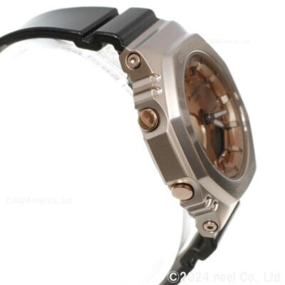 Pre-owned Casio G-shock Mid Size Watch Gm-s2100cb-5ajf Pink Gold Metal Case Analog Digital