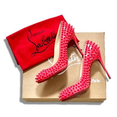 Christian Louboutin スパイクハイヒール 23cm Christian Louboutin FIFI SPIKES 100 Spike round toe pump