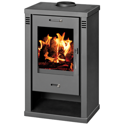 VICTORIA TORINO Kaminofen 7,16 kW Holzofen Dauerbrand Kamin Ofen Werkstattofen