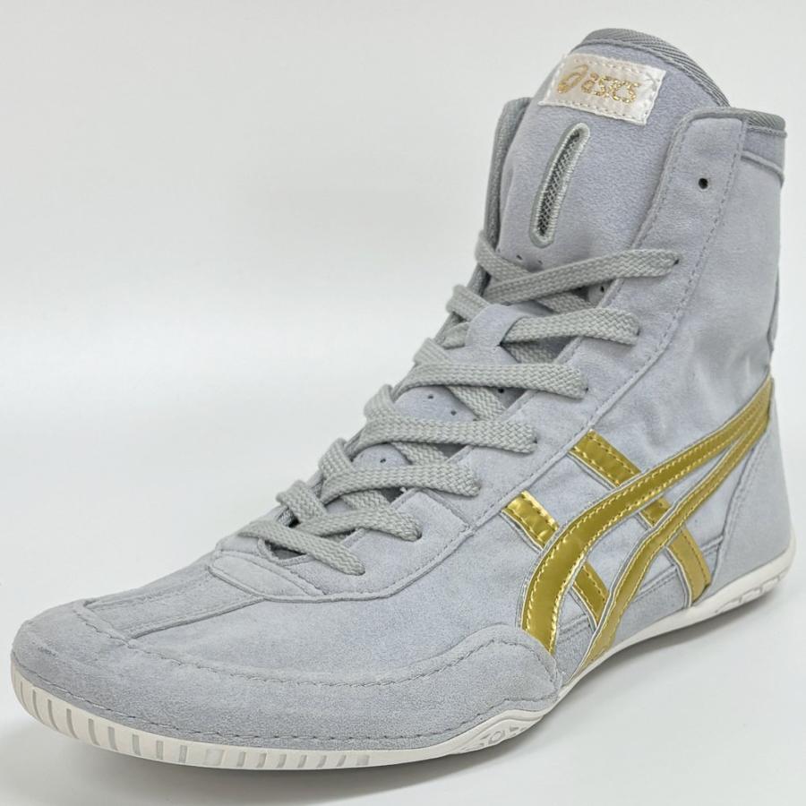 Pre-owned Asics Wrestling Shoes Ex-eo / Gray/gold/sole White Twr900 Successor Japan