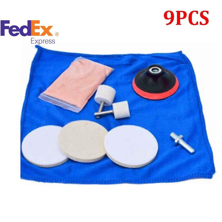 9x Car Home Windshield Glass Scratch Polishing Kit Cerium Oxide Powder Tool USA