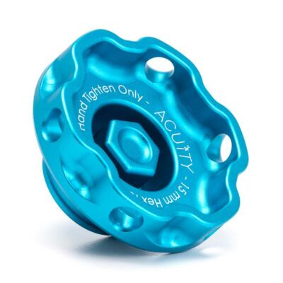 ACUITY Podium Oil Filler Cap Satin Teal for Acura Honda B D F H I J K L R Series
