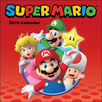 Harry Abrams Super Mario 12x12 2025 Wall Calendar w