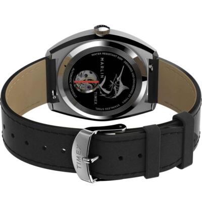 Pre-owned Timex Marlin Jet Black Watch Tw2v62100