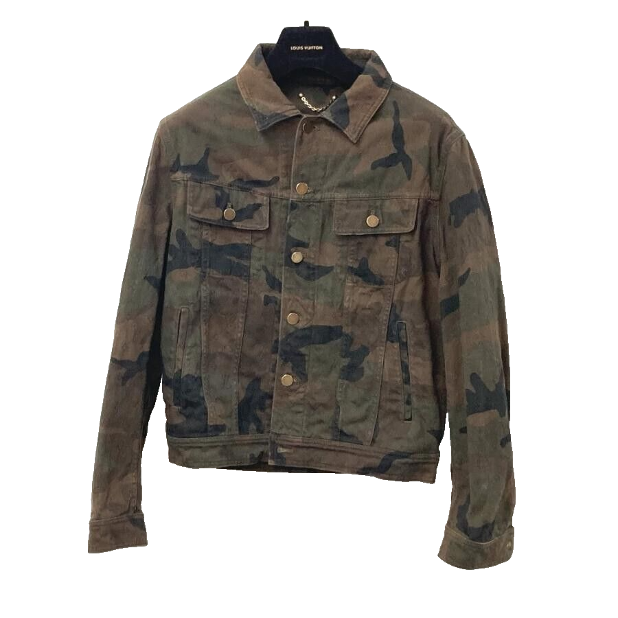 LOUIS VUITTON x SUPREME CAMOUFLAGE MONOGRAM DENIM TRUCKER LOUIS VUITTON x SUPREME CAMOUFLAGE MONOGRAM DENIM TRUCKER