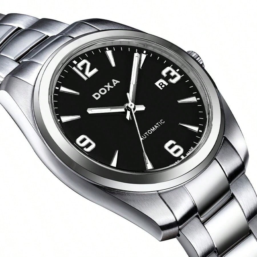 Pre-owned Doxa Automatic Mechanical Watch Waterproof 5bar Men's Business Watch D205sbk