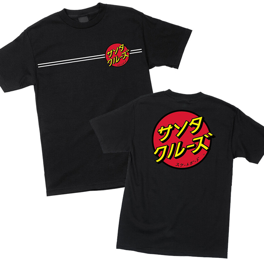 SANTA CRUZ DRESSEメンズスケートTシャツ Mサイズ SANTA CRUZ Men's S/S T-Shirt Classic Dot Skate T-Shirt