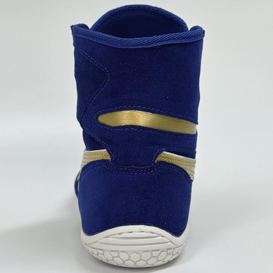 Pre-owned Asics Wrestling Shoes Ex-eo / Blue/gold/shoelace White Twr900 Successor Japan