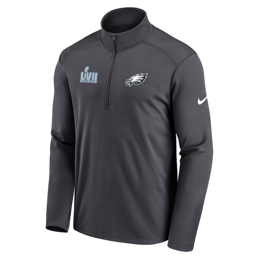 【Nike】Philadelphia Eagles Club Men's Nike NFL PulloverCrew Philadelphia Eagles Logo Men's Nike NFL Long-Sleeve
