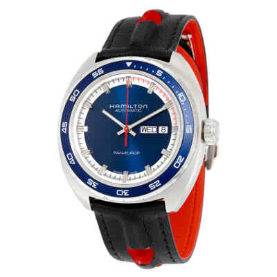 Автоматические мужские часы Hamilton Pan Europ с датой дня и ночи H35405741