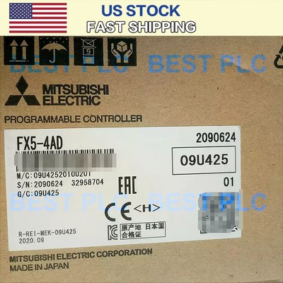 1PC NEW MITSUBISHI FX5-4AD FAST SHIP WITH WARRANTY