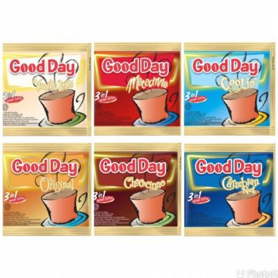COFFEE] GOOD DAY 3 IN 1 INSTANT FLAVOUR COFFEE 10 PCS 20GR
