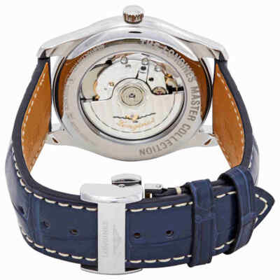 Pre-owned Longines Master Automatic Blue Dial Blue Leather Men's Watch L27934920
