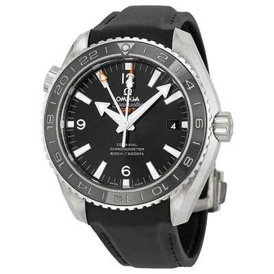 Мужские часы Omega Planet Ocean с автоматическим черным циферблатом 232.32.44.22.01.001