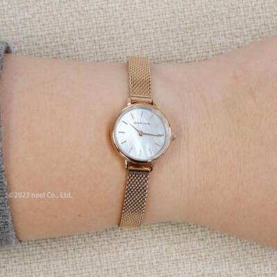 Pre-owned Bering Classic Mini 11022-360 Women's Gold Watch Japan