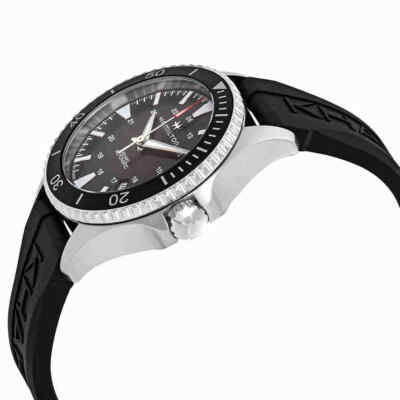 Pre-owned Hamilton Khaki Navy Automatic Black Dial Men's Watch H82335331