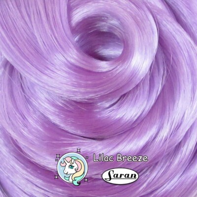 Japanese Saran Doll Hair - Lilac Breeze Lavender for Rerooting Custom Dolls