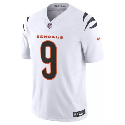 Cincinnati Bengals #9 Joe Burrow  White Vapor F.U.S.E. Limited Jersey