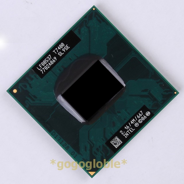 Intel Core 2 Duo T7400 2.16 GHz 667 MHz Dual-Core Socket M CPU Processor Tested
