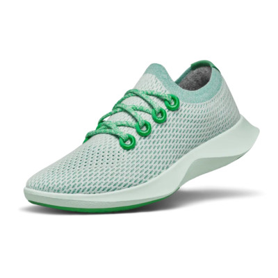Allbirds Tree Dasher Sneakers Neptune Green (Light Blue Sole) Men s Size 12.5