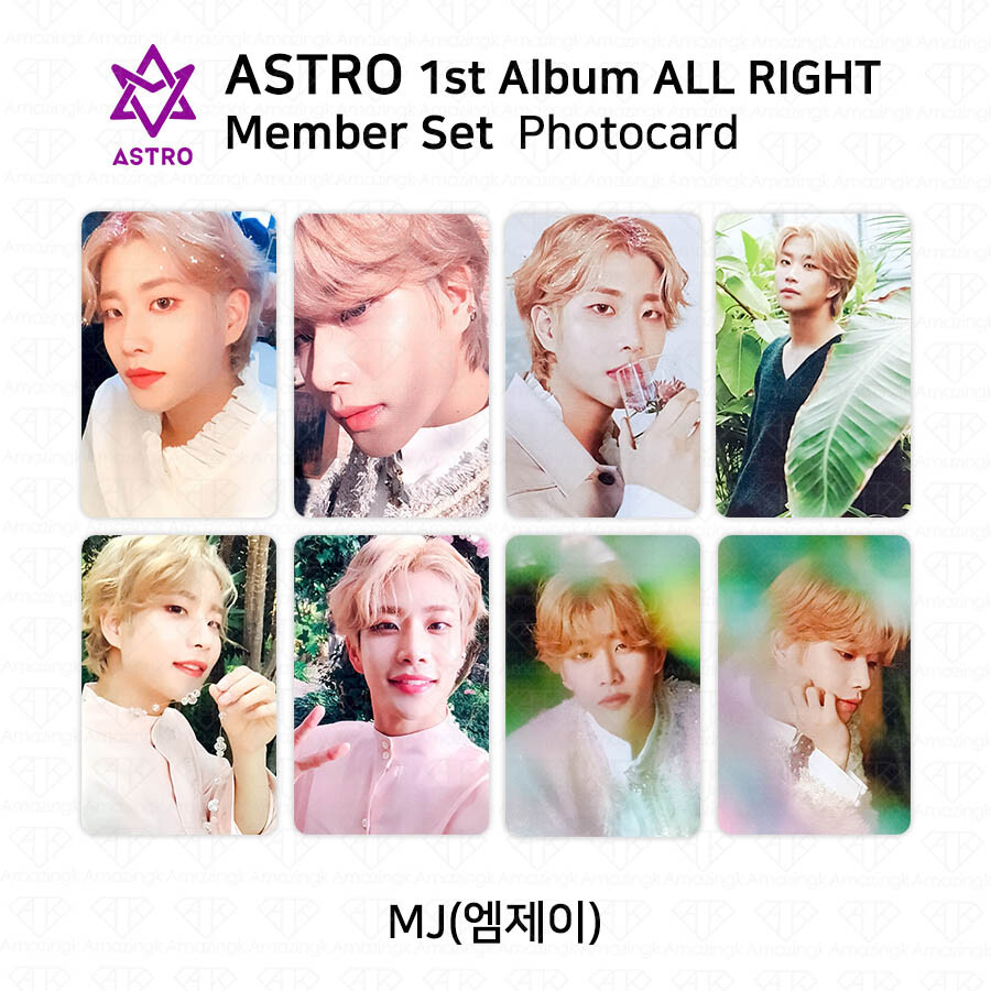 タレントカード ASTRO MJ ASTRO 1st Album All Light Official Photocard Photo Card MJ