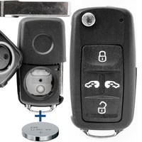 Klapp Schlüssel Gehäuse Fernbedienung für VAG 4...